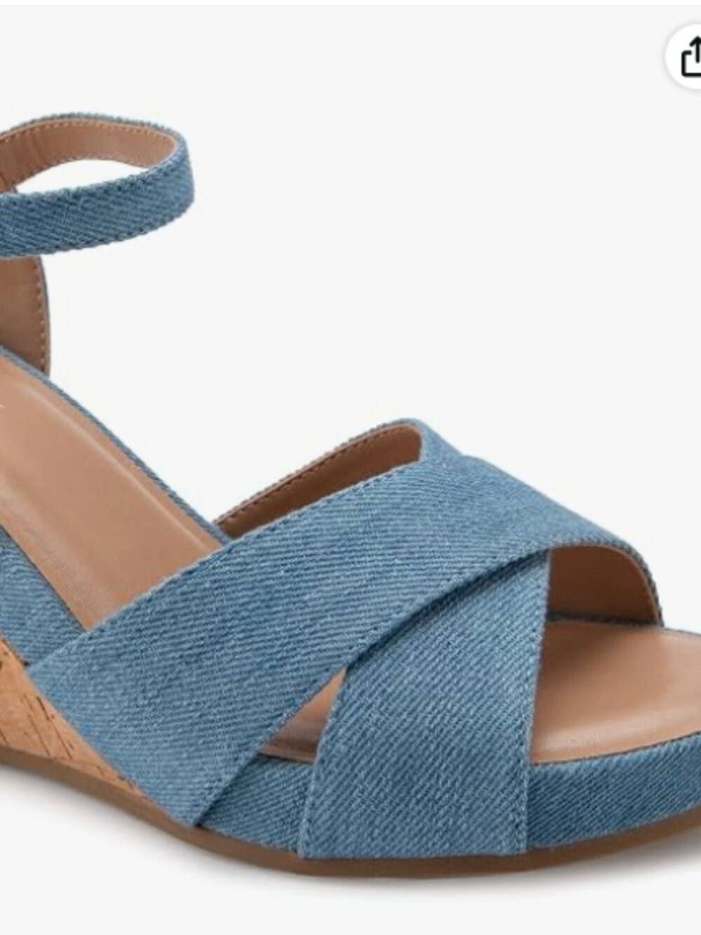 Aerosoles womens Pastel Blue Jean Size 11